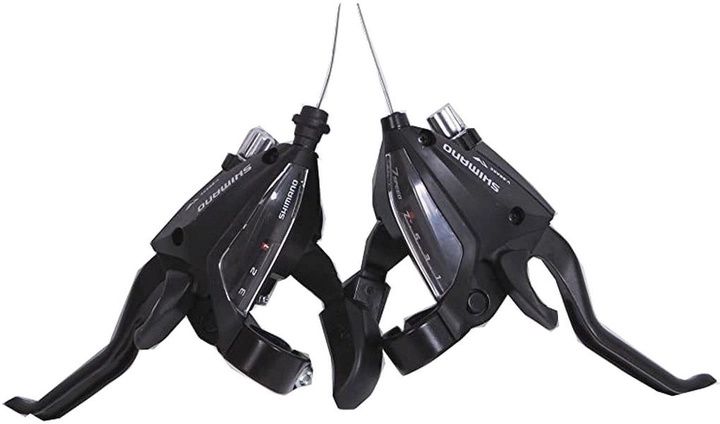 Muneyoshi Sano専用 Манетки моноблоки Shimano ST-EF500 -7 3x7 скоростей с тросами