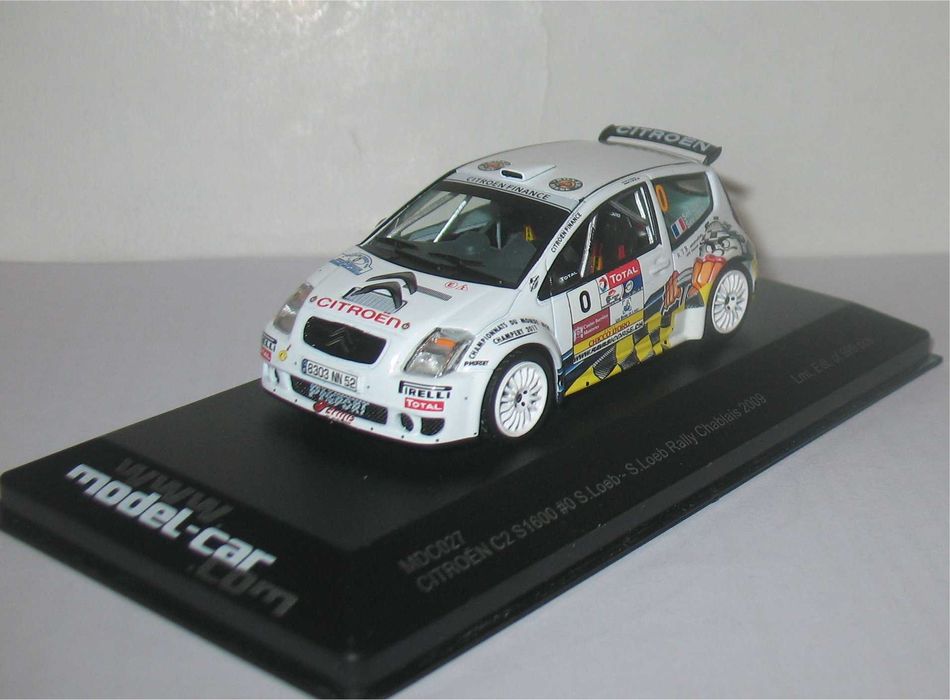 Ixo - Citroen C2 S1600 - Rally Chablais 2009 - Sébastien Loeb