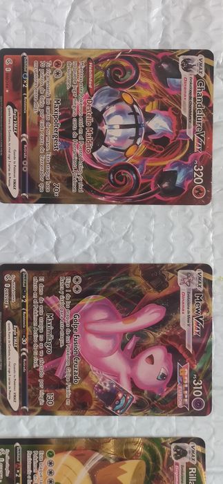 Cartas douradas Pokémon