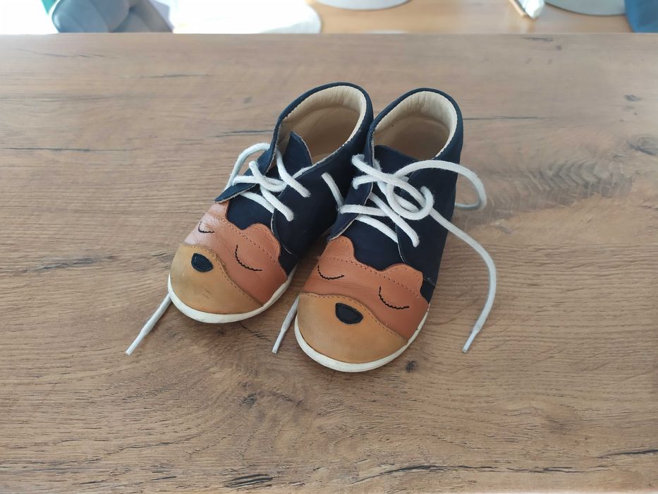 Buciki Bartuś 21 wiosenno jesienne skórzane