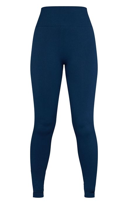Prettylittlething legginsy niebieskie s 2m6g