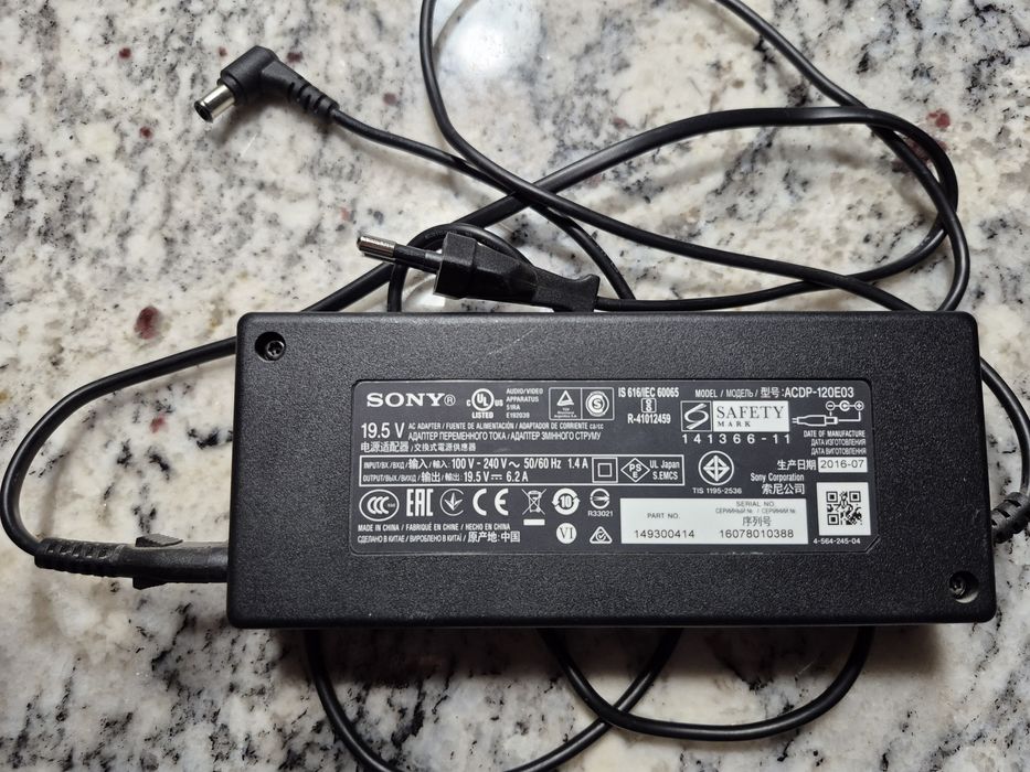 Zasilacz kabel TV SONY Bravia