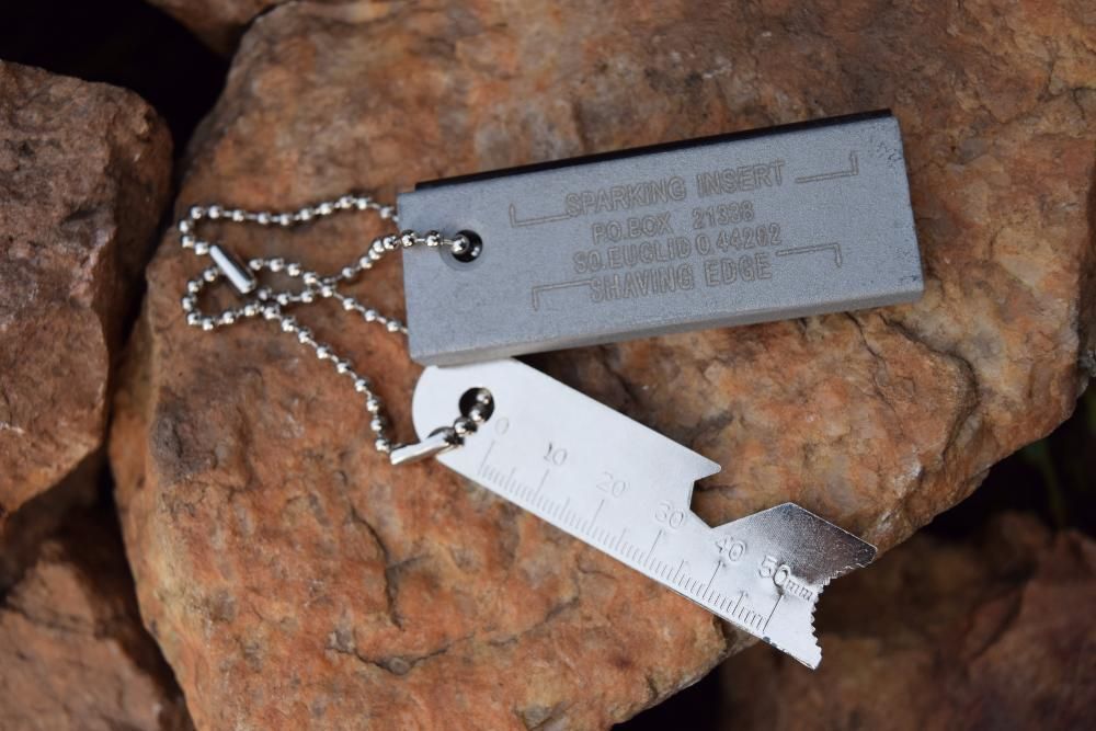 fire starter flint de magnésio do exército para sobrevivência