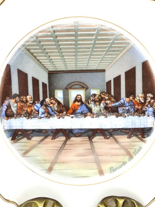 Prato Última Ceia de Cristo, da Vista Alegre