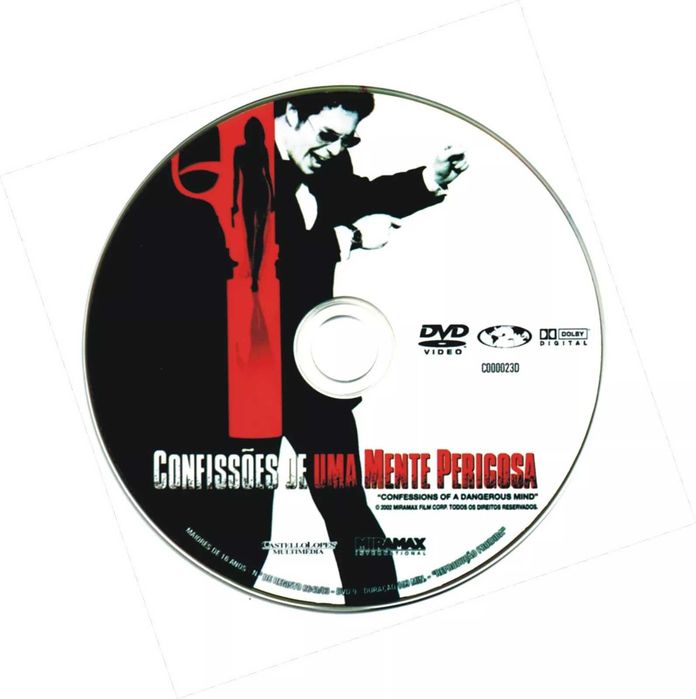 Confessions Of A Dangerous Mind - 2003 DVD - George Clooney
