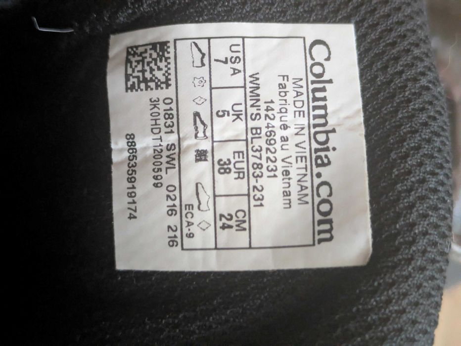 Buty trekingowe Columbia - stan BDB - 38/24cm