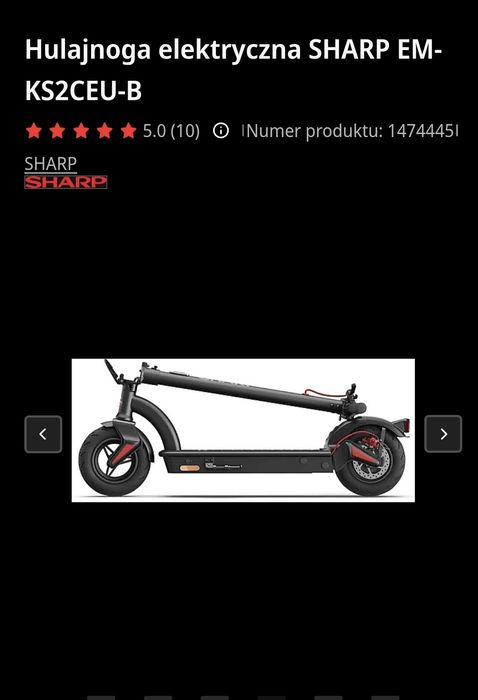 Hulajnoga elektryczna Sharp