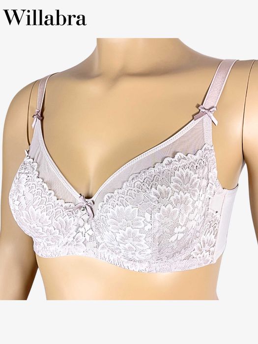 Biustonosze damskie Willabra z koronki - nowe, różne kolory i rozmiary