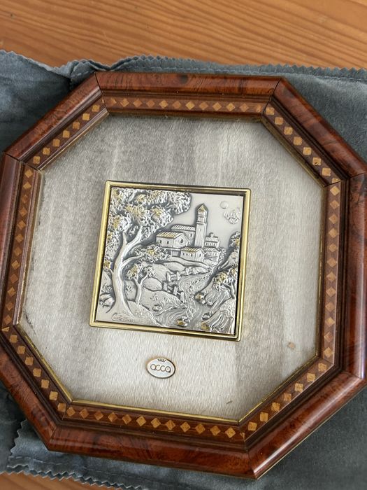 2 Quadros em prata da marca Acca