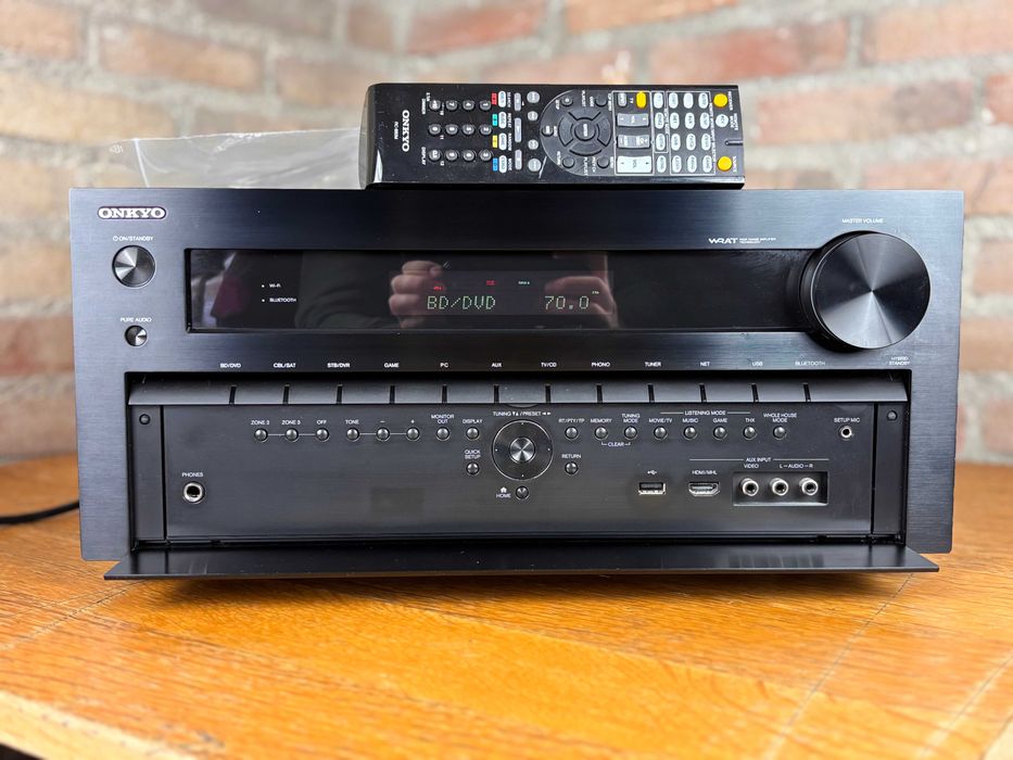 Amplituner ONKYO TX-NR838 7.2 czarny Zemborzyce Podleśne • OLX.pl