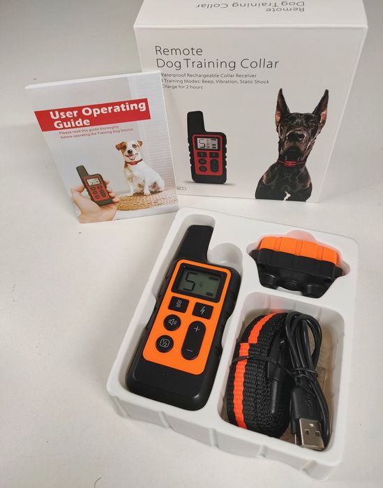 Coleira de adestramento (treino) para cães a bateria