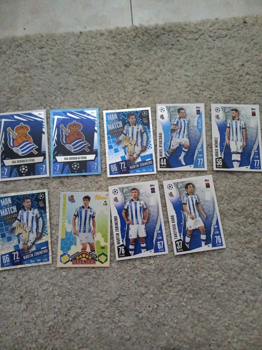 Cartas match Attax 23/24