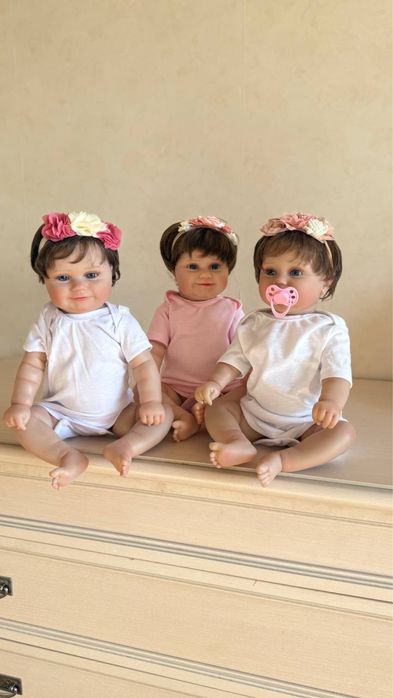 Реборн дівчинка реалістична 3Dшкіра Reborn лялька пупс кукла baby born