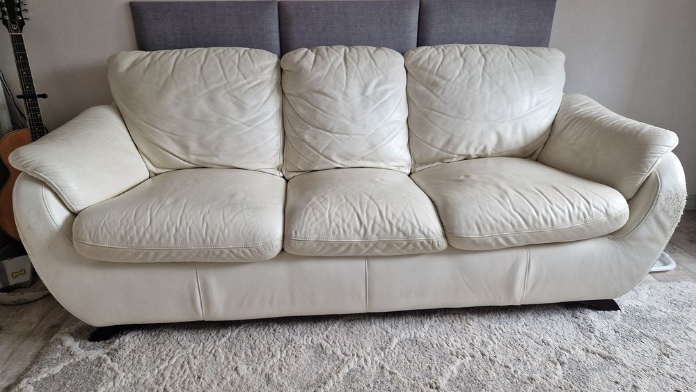 Sofa skórzana rozkladana