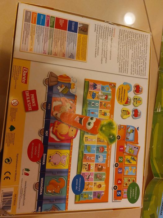 Liscianigiochi Karotka 10 Gier edukacyjnych z interaktywną marcewką