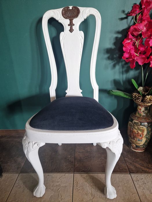 Krzesło ludwik glamour 3 szt.