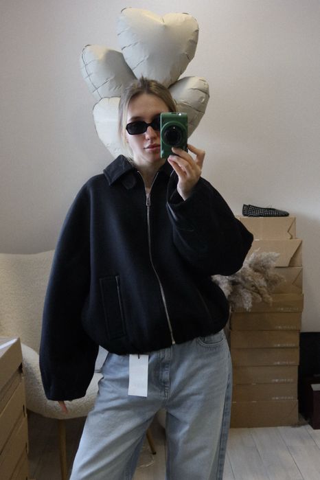 Бомбер вовняний Zara, XS, M
