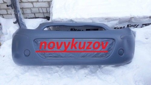 Бампер передний на Nissan Micra K13