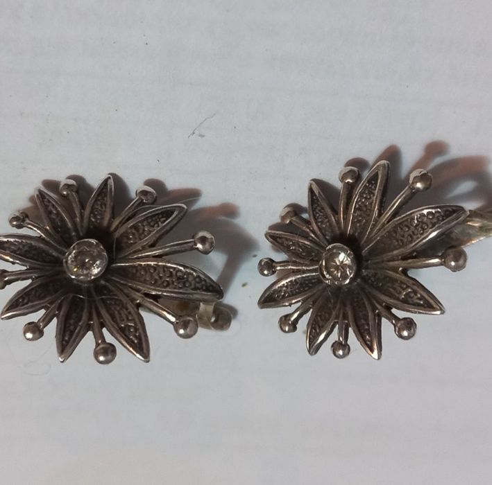 Сережки,каблучка,кулон зі срібла 925 проби