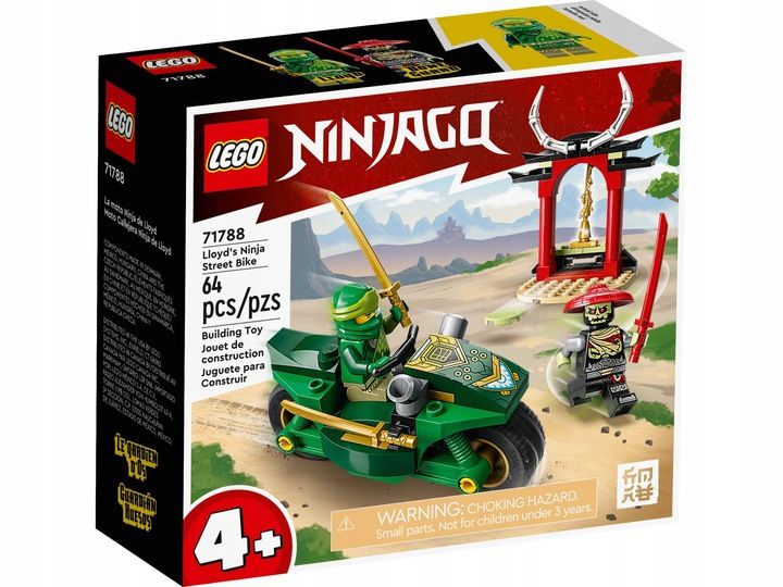 Lego Ninjago 71788 Motocykl Ninja Lloyda Zestaw Klocków Dla Dzieci +4