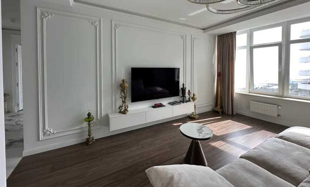 Прямой вид МОРЯ 86м 2-х ком.кв. в парковой прибрежной зоне Аркадии