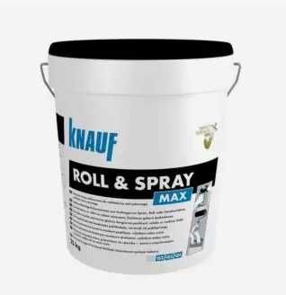 Knauf Roll & Spray Max 25kg Gotowa masa szpachlowa