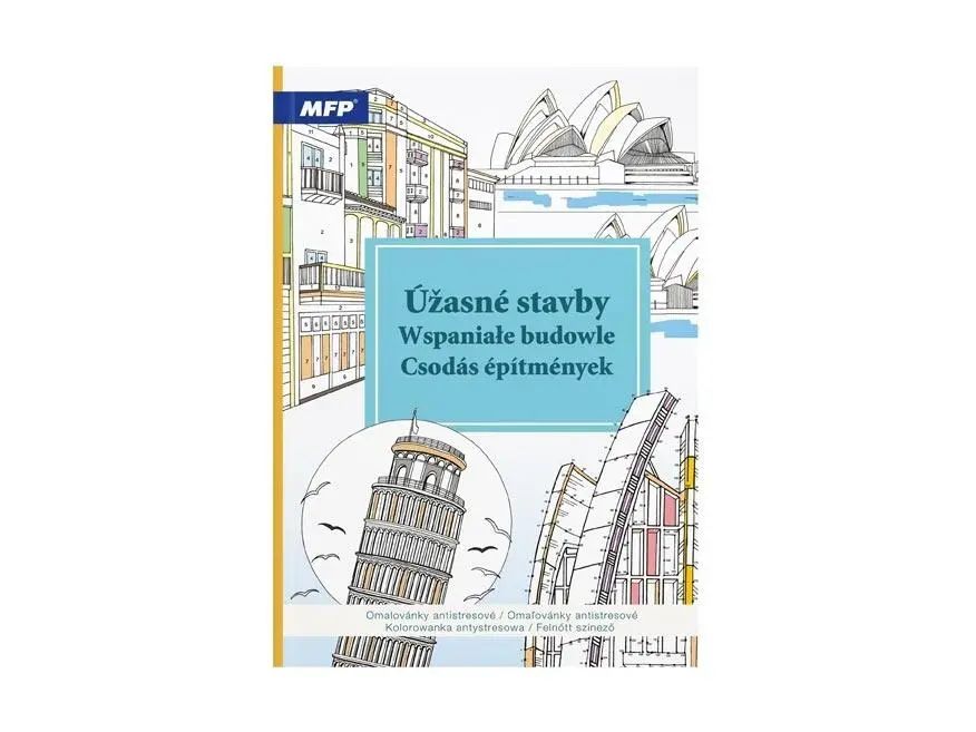 Kolorowanka antystresowa wspaniałe budowle. MFP