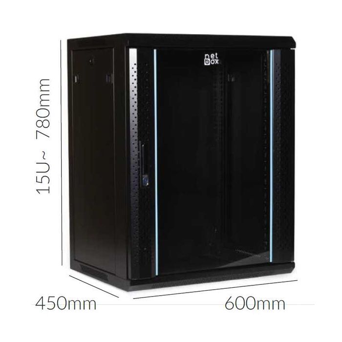 Szafa RACK 19" - 15U - Premium 600x450x780