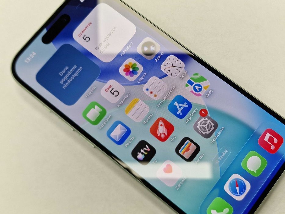 Iphone 15 128GB/ Green/ Zielony/ Bateria 87%/ Grade A + ładowarka