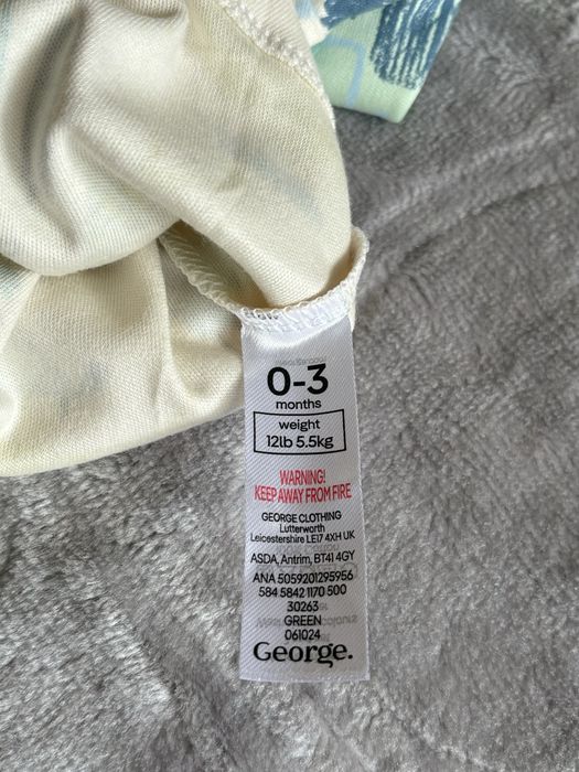Комплект боді George без рукава з 9 штук 0-3 місяці