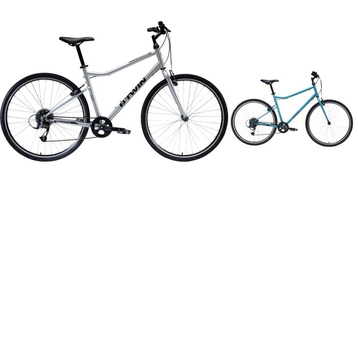 BICICLETA DE TREKKING RIVERSIDE 120 CINZENTO METALIZADO