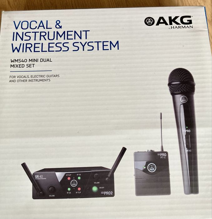 Akg WMS40 Mini Dual Vocal / Instrumental, na gwarancji
