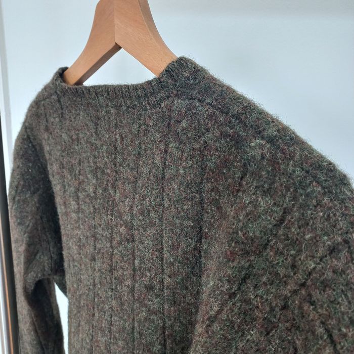 100%lã Cortefiel camisola verde