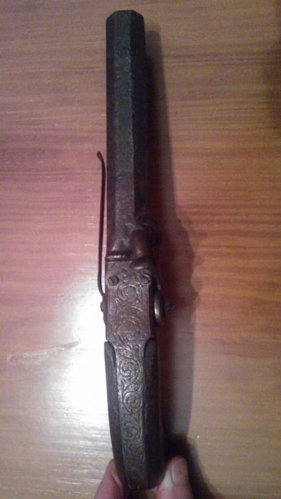 Box Lock Pistol "Cogswell" 1830 RARA