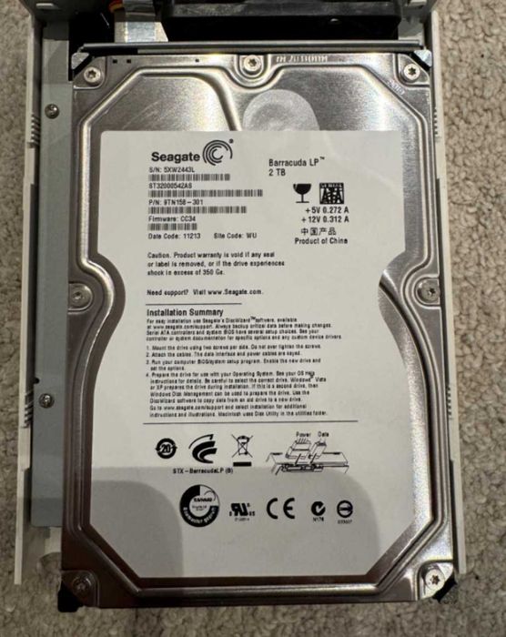 Synology DiskStation DS211 - Serwer plików, 2x Seagate 2TB