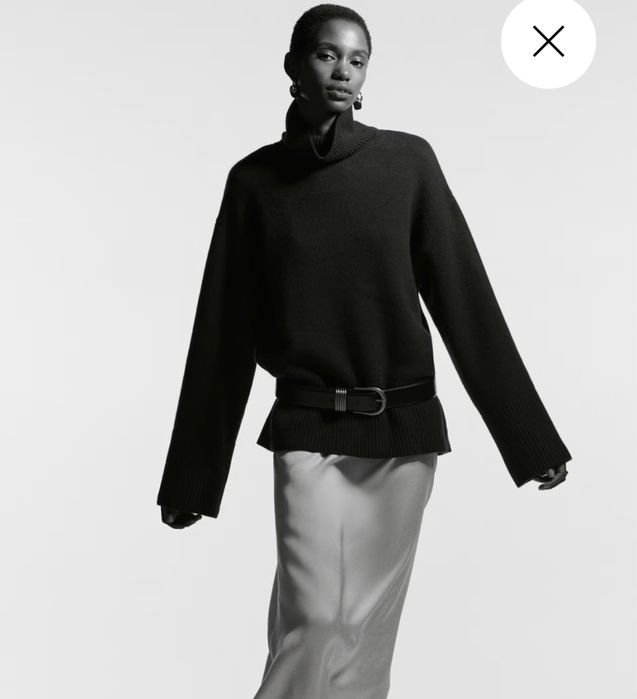 Светр ,свитер H&M premium selection мохер L