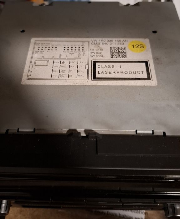 Volkswagen Touran штатная магнитола