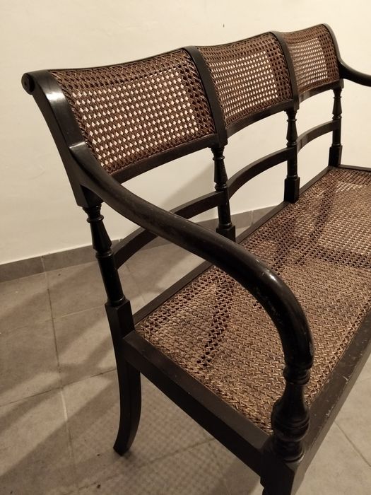 Canapé vintage palhinha