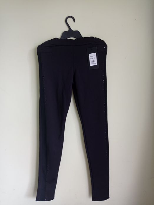 Лосіни чорні з кишенями