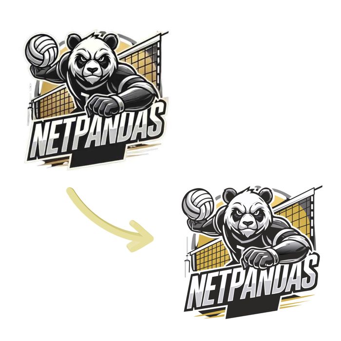 Odtwarzanie logo do formy wektorowej z chat GPT