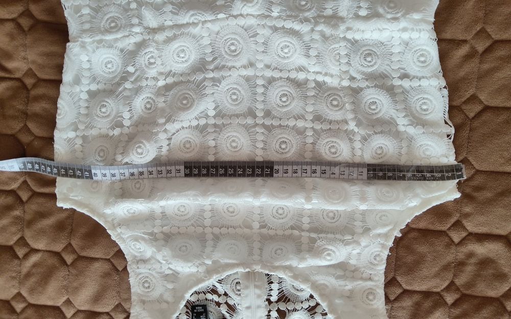 Літній білий комбінезон шорти розмір S