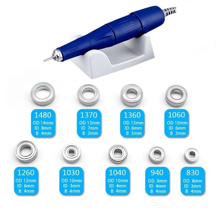 Подшипники, запчасти, шнуры микромоторы Strong, Marathon