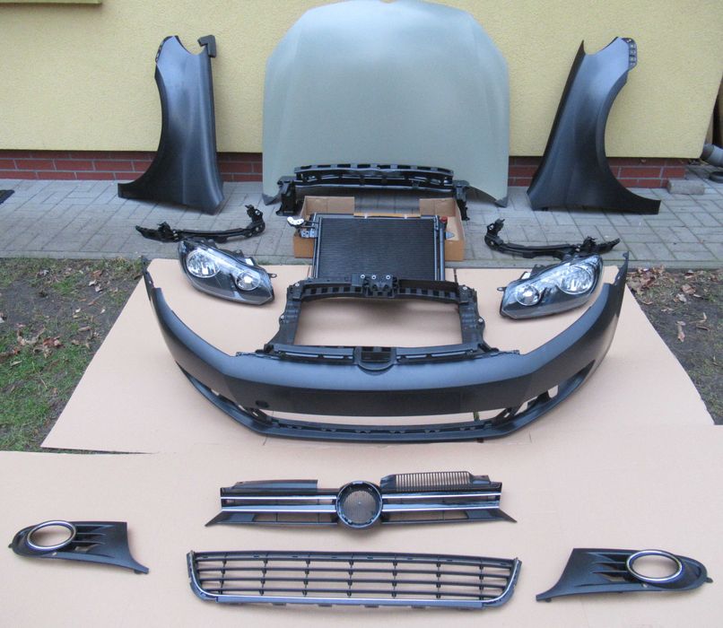 VW GOLF VI komplet lamp przednich LAMPY PRZÓD