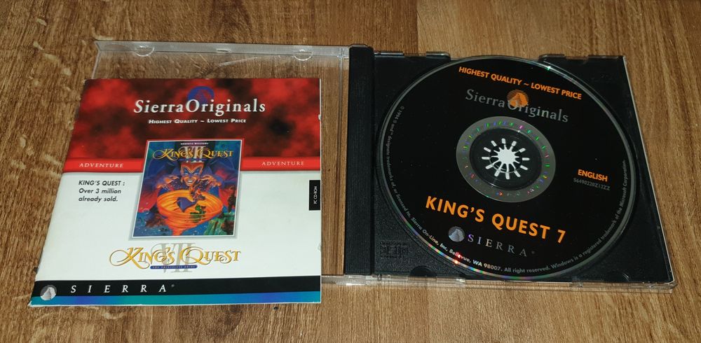 King's Quest VII - Eng - Big box - gra PC - Sierra Originals