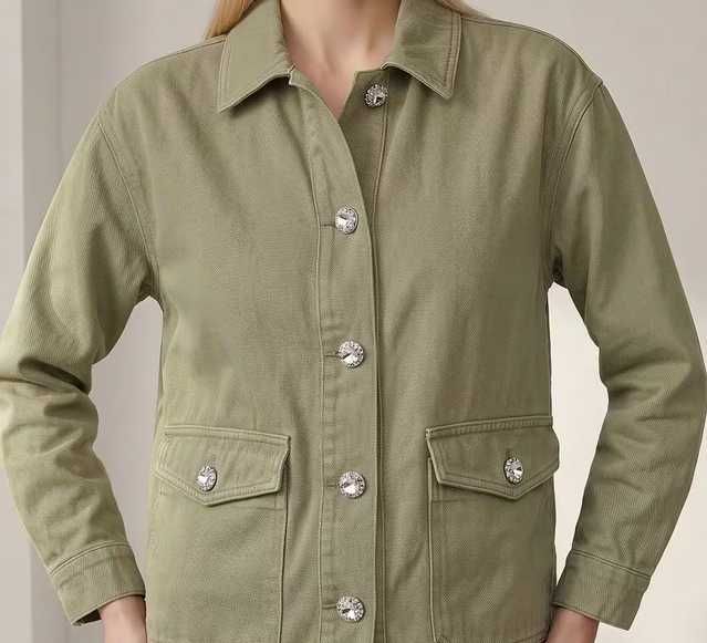 jeansowa   kurtka oversize   m