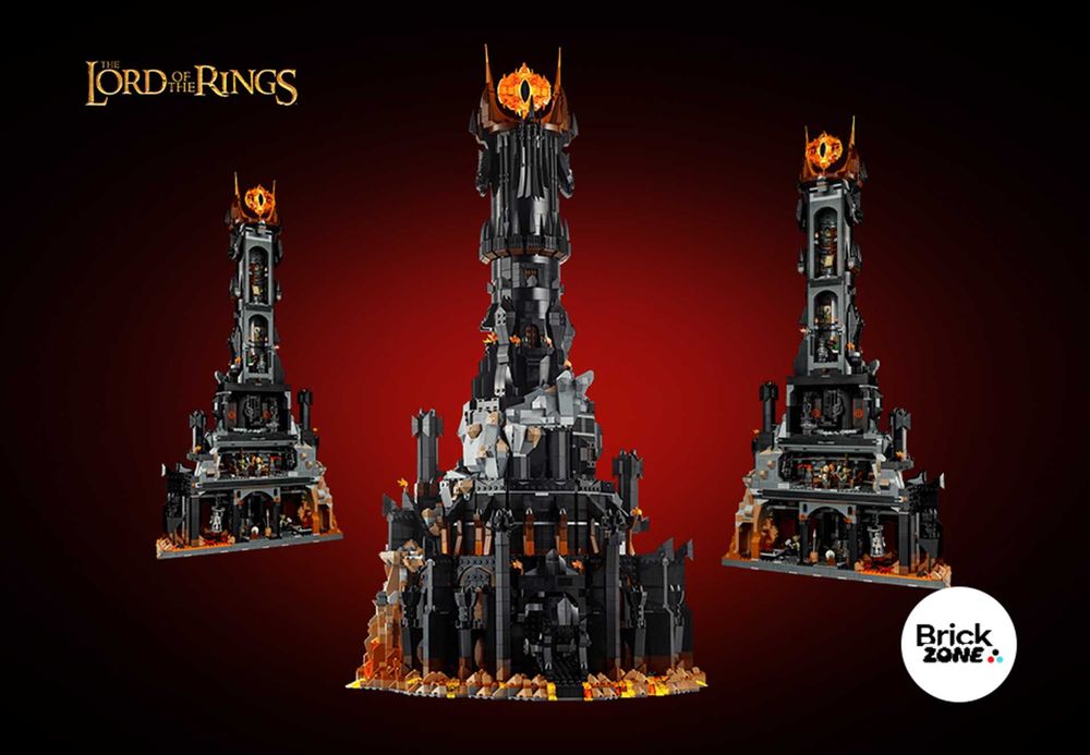 ‼️5471 деталей‼️Конструктор Lego The Lord of the Rings: Barad-dur / Володар Перснів Барад-Дур (10333)