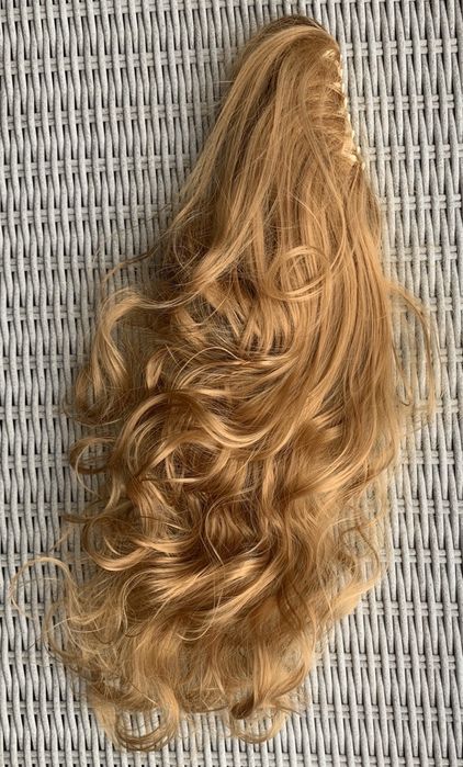 Premium Ultra włosy doczepiane, jasny rudy, treska, klamra 642.