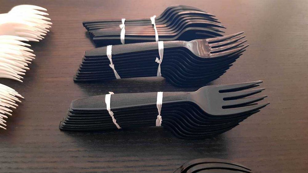 225 black and white plastic forks425560893052702723