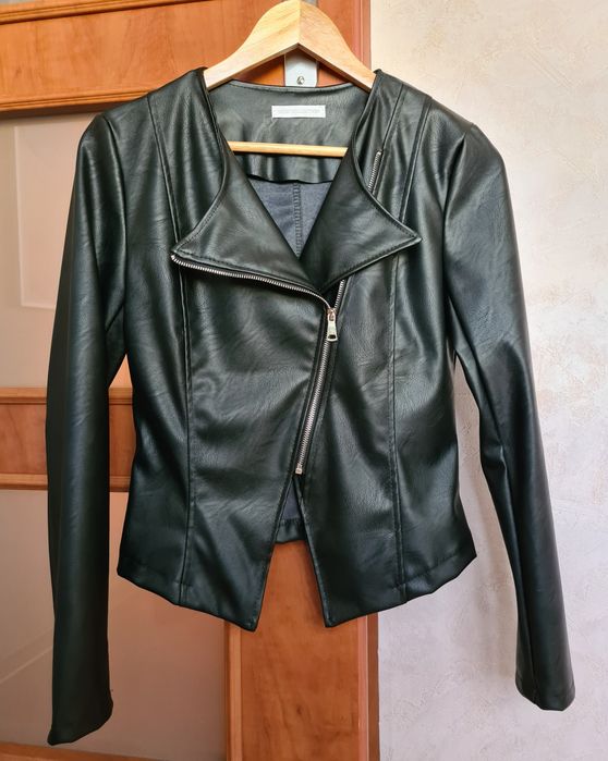 Marynarka Żakiet ramoneska Eko skóra produkt włoski Kurtka S XS jak no