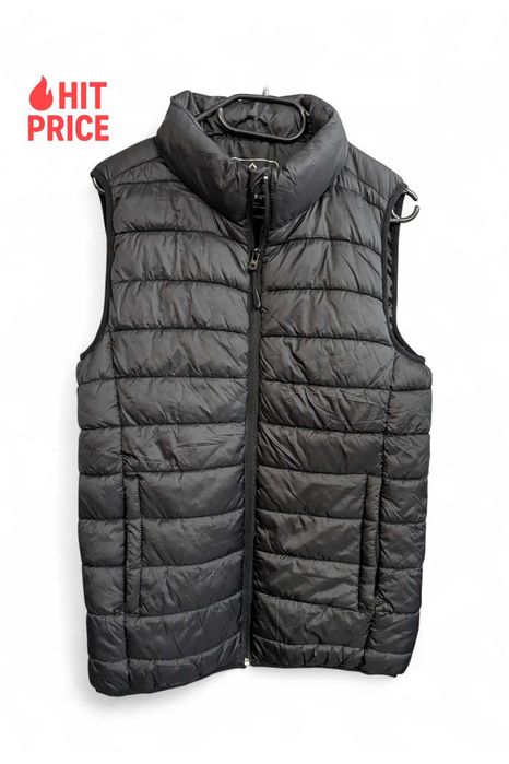 Primark kamizelka bezrękawnik pikowany puchowy czarny rozm. XS